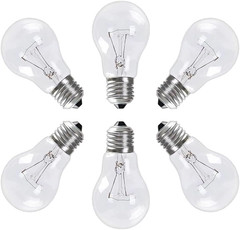 A19 Clear Incandescent Rough Service Light Bulb, 100 Watt Incandescent Light Bul