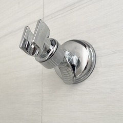 Shower Head Holder Punch-free Rack Bathroom Suction Cup Rotary Clip WALL-MOUNTED
