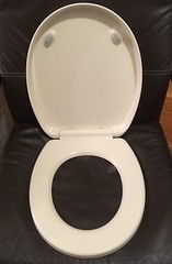 Porcher 71320-00.071 Round Front Slow Close Toilet Seat PLASTIC – BISCUIT COLOR