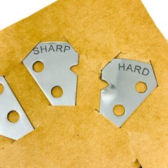 5 Pcs Cheese Markers and Spreader Set, Silver, Stainless Steel, Hand Wash Only