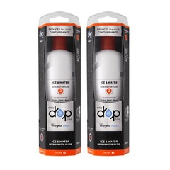 EveryDrop Whirlpool W10413645A EDR2RXD1 FILTER2 Refrigerator Water Filter 2 Pac