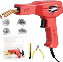 Plastic Welder Kit for Bumper Repair, 200 Staples, Hot Stapler Welding Gun.