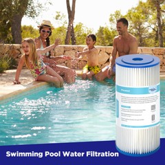 12 Pack 10″ x 4.5″ Whole House Washable Pleated Sediment Water Filter Cartridges