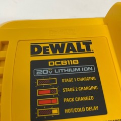 DeWALT DCB118 20V/60V 8A Fast Charger Yellow Single-Port