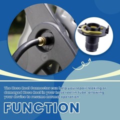 1Pcs Hose Reel Connector w/ Retainer Clip Part Fits S-uncast Model Hose Reels