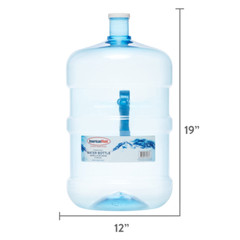 Large Reusable 5 Gallon Water Bottle Jug Container BPA Free Home Office Storage