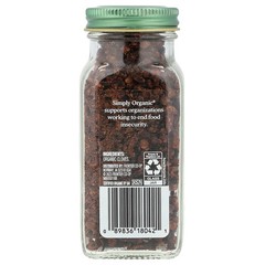 Simply Organic Whole Cloves 2 05 oz 58 g Kosher, Organic