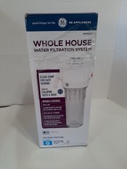 GE High Flow Whole House Water Filtration GXWH20T Reduces Chlorine Taste / Odor