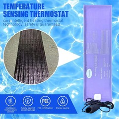 Smart Waterbed Heater with LED Digital Controller, 250W Waterbed Heating Pad for