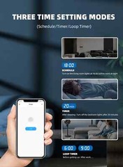 1P+N 63A Circuit Breaker Timer WIFI Smart Switch Energy Meter Voltage 110V 220V