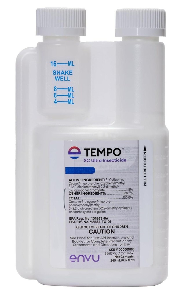 Tempo SC Ultra Insecticide 240 mL 8.12 fl oz Envu Concentrate