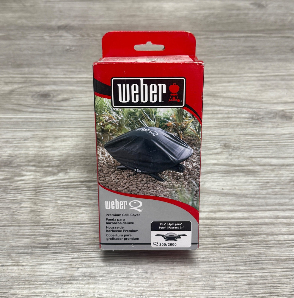 Weber 7111 Q 200/2000 Premium Grill Cover Brand New