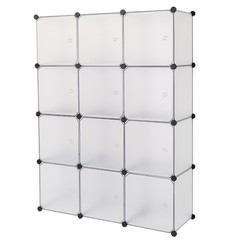 12 Cube Storage Organizer Portable Adjustable Multi-Purpose Shelving Unit New