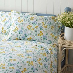The Company Store Isadora Classic Cool Cotton Percale Bed Sheet Set Bedding New