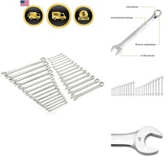 28 Piece Combination Wrench Set | 6 Point | SAE & Metric | 81923