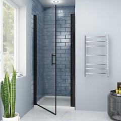 SUNNY SHOWER 26-36″ x72″ Pivot Shower Door Frameless 1/4″ Glass Panel