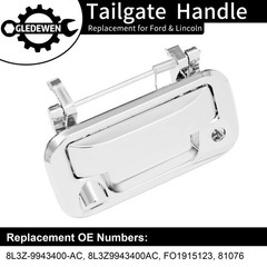 F150 F250 F350 F450 F550 Super Duty Chrome Tailgate Handle with Camera Hole