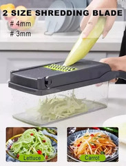 Fullstar 6-in-1 Mandoline Spiralizer Food Slicer – Black