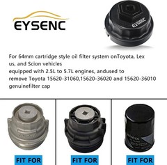 Oil Filter for Toyota Lexus, Heavy Duty Oil Filter Cap Remove Tool Wrench