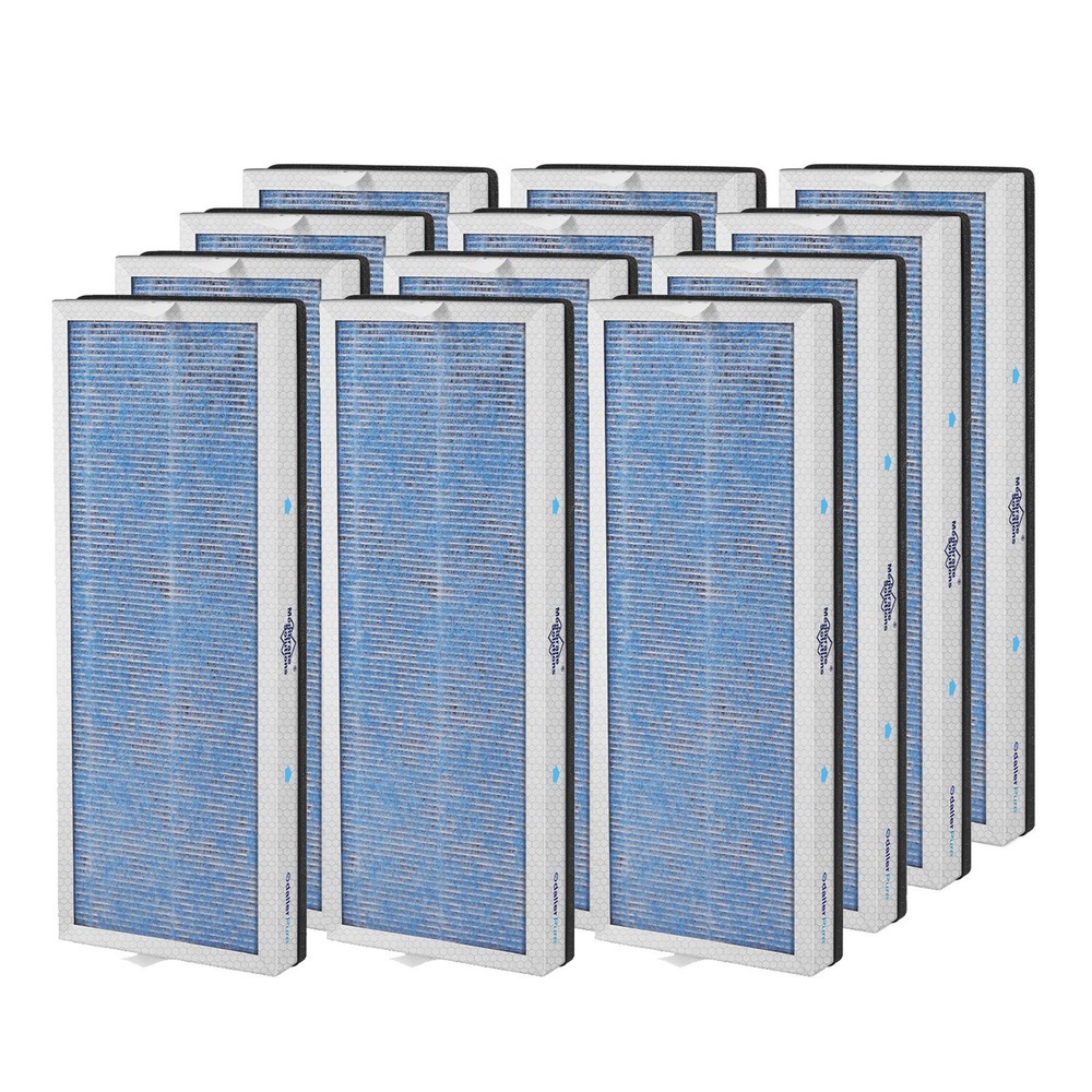 2-12 Pack 4-in-1 4-Stage MS18 MS19 Air Purifier H13 True HEPA Filter Replacement