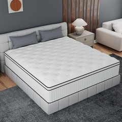 12″14″ Mattress In A Box Gel Memory Foam Hybrid Spring Twin Full Queen King Size