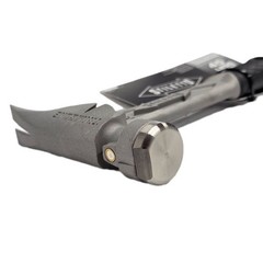 Stiletto TRMB 10oz TRIMBONE Titanium Finish Hammer – Smooth Face, Curved Handle