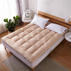 Soft Quilt Mattress Pad Topper Fitted Cooling Breathable Bed Protector Washable