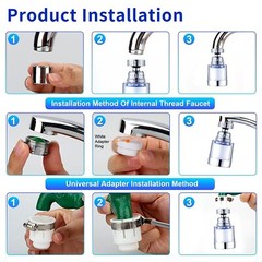 Faucet Water Filter Tap Filtration Kitchen Bathroom Sink Mount Purifier System