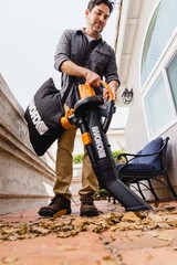 WG509 Worx TRIVAC 3-In-1 Electric Leaf Blower/Mulcher/Vacuum with Metal Blade