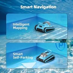 Robotic Pool Cleaner Cordless Pool Vacuum Robot Wall Climbing for Inground Pools