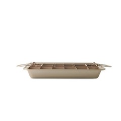 12.2*7.68*1.57in Carbon Steel Baking Sheet with Divider Nonstick Baking Pan