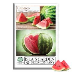 Crimson Sweet Watermelon Seeds (Citrullus lanatus) – 150+ Non-GMO & Heirloom
