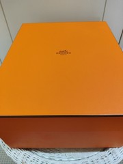Hermes Orange Empty Gift Box Birkin 30 39×32×18.5cm full set From japan