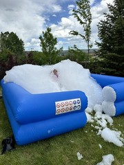Foam Powder Pack of 2, Makes up to 240 Gallons of Foam Party Fun for Foam Machin