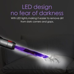LED Light Pipe Crevice Tool Replacement For Dyson V7 V8 V10 V11 Vacuum Purple