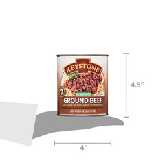 Keystone All natural Ground Beef 28 oz Can, Free Shipping