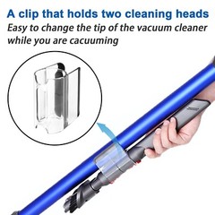 OEM Dyson V15 Light Pipe Crevice tool & Wand Clip fits V11 V10 V8 V7 Outsize New