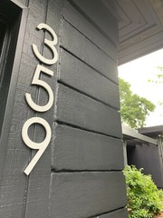 8 inch Modern House Address Numbers Letters, color choices