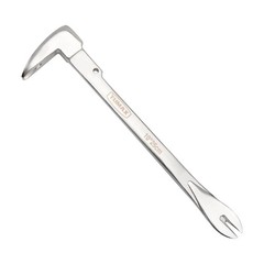 TUMAX 10″ Nail Puller Cats Paw Pry Bar, High-Carbon Steel Mini Crowbar for Ho…