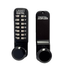 Lockey 2830JB/MG 2000 Series Keyless Entry Single Combination Knob Set – Black