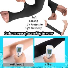 4 Pairs Arm Sleeves for Men Women | UPF 50 Cooling UV Sun Protection | Sports