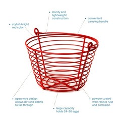 Prevue Pet Products 7.88 Inch Red Egg Basket 468