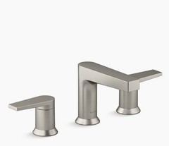 Kohler Taut WaterSense Brushed Nickel Widespread 8 in 2-Handle 97100-4-BN