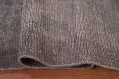 Over-Dyed Traditional Area Rug 4×6 Hand-knotted Wool Vintage Brown for Any Room