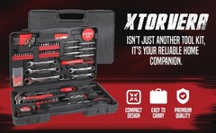 148-Piece Household Tool Kit with Sturdy Case Premium Home Repair Tools Set for