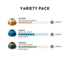 Nespresso Capsules Vertuo – Variety Pack – Medium & Dark Roast Coffee – 30 Count