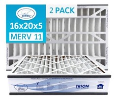 Trion Air Bear 259112-104 (2-Pack) – 16″ x 20″ x 5″ Pleated Air Filter, MERV 11