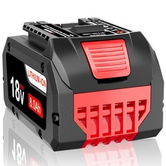 2 Pack 18V Battery For Bosch 18V 8.0AH Li-ion BAT609 BAT610G BAT618 GSR18V-LI