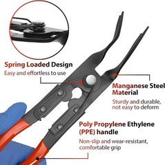 3 Pcs Clip Pliers and Fastener Remover,Clip Removal Tool Panel Clip Removal Plie