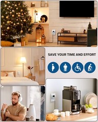DEWENWILS Remote Control Outlet, Indoor Wireless Remote Outlet Switch 5 Outlets